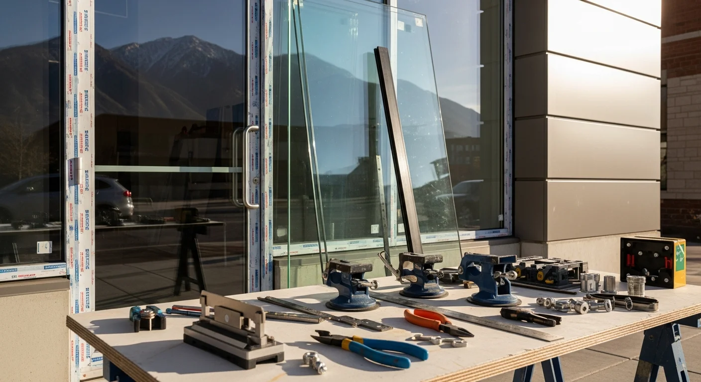 Commercial glass and door installation for business properties