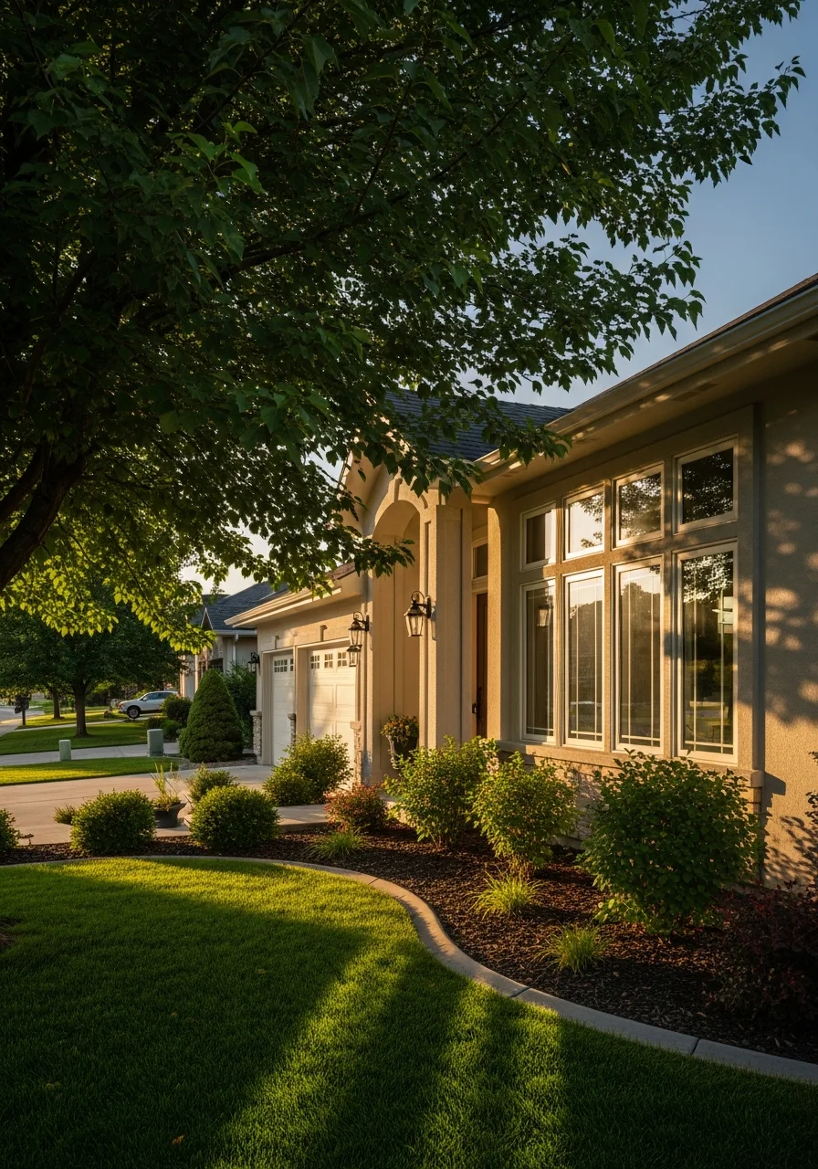 Professional exterior detail on a Bountiful home, demonstrating quality workmanship and neighborhood standards.